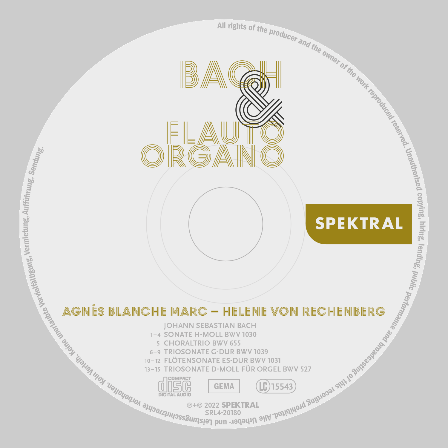 Agnes Blanche Marc - Helene von Rechenberg - Flauto + Organo